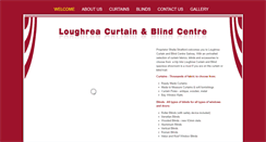 Desktop Screenshot of loughreacurtain-blinds.com